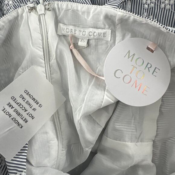 More To Come Women's Grey Stripe Tali Mini Dress Size XS - Picture 6 of 8